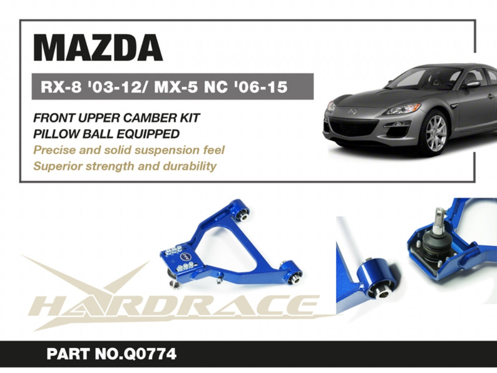 Front Upper Camber Kit Mazda MX-5 Miata, RX-8