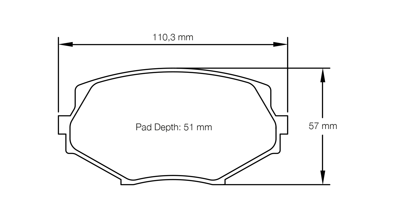 Pagid Racing RST 3 Brake Pads - Front | S8127T03001 - Pagid Racing brake pads