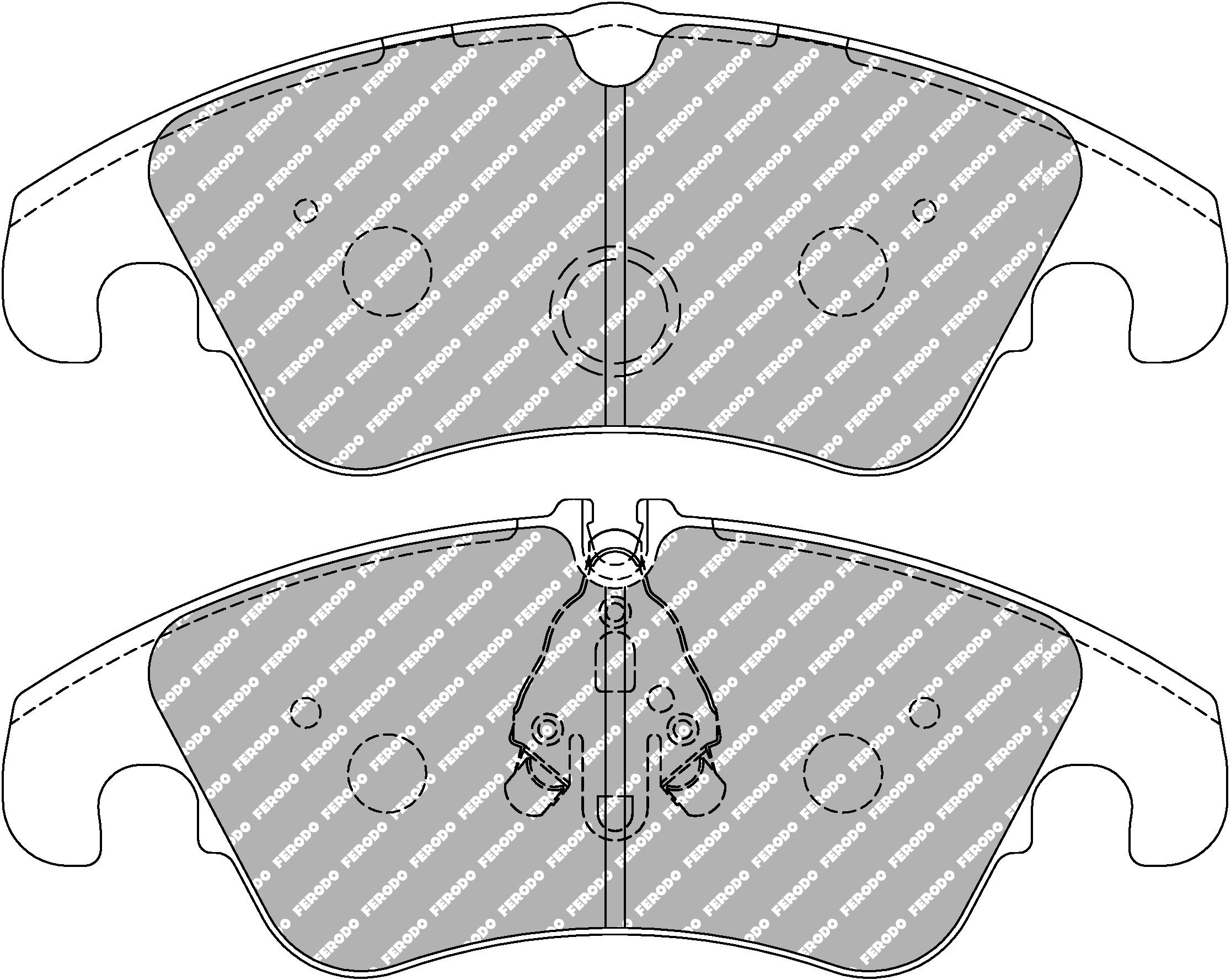 Ferodo Semi-Metallic Brake Pads | FER-FDS4044
