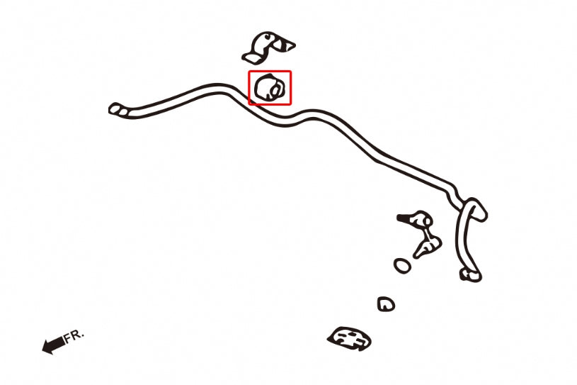 Front Stabilizer Bushing Mitsubishi Lancer evolution