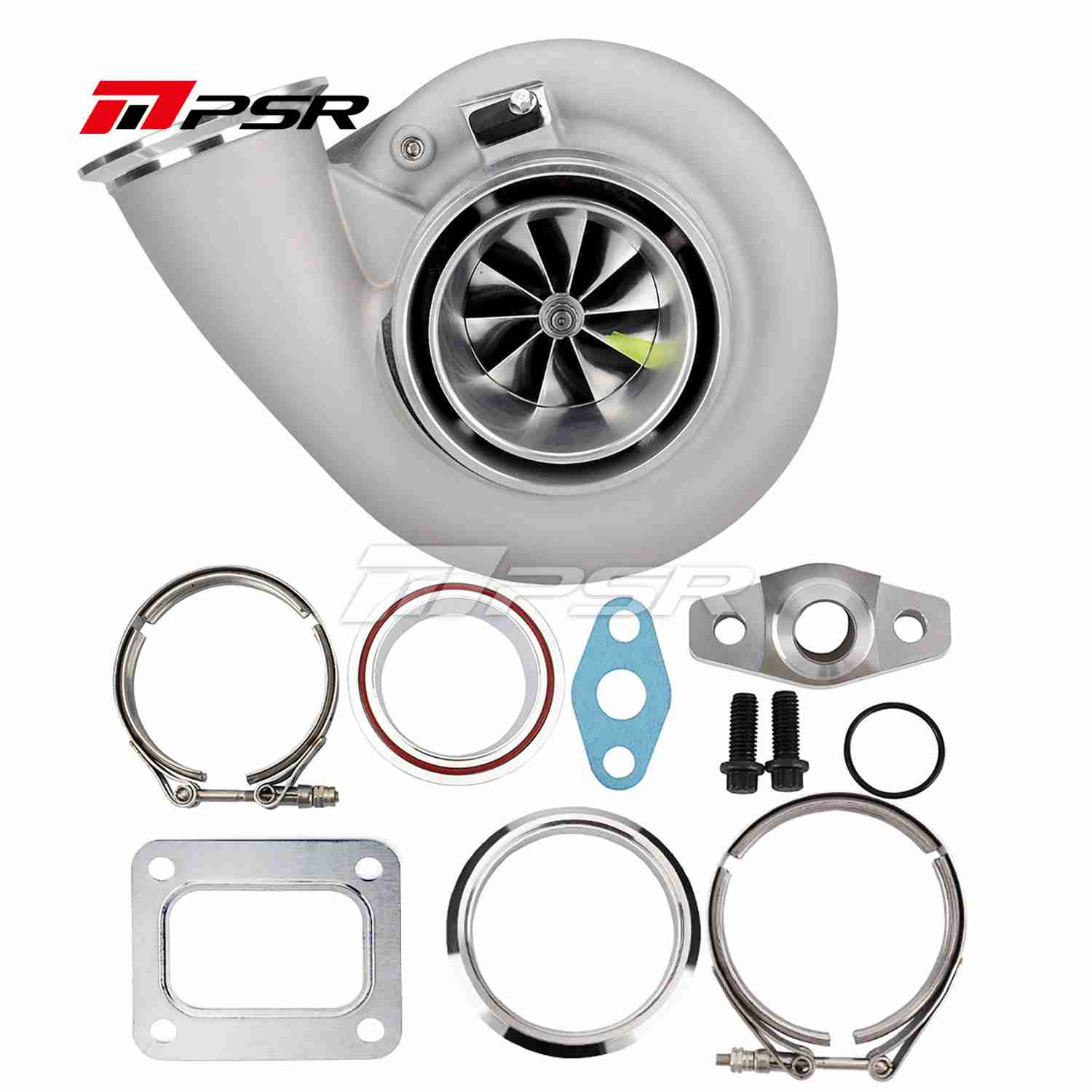 Pulsar Turbo PSR Forward Rotation 7975G Dual Ball Bearing Turbocharger HP Rating 1450 by Pulsar Turbo available at Torque Lab