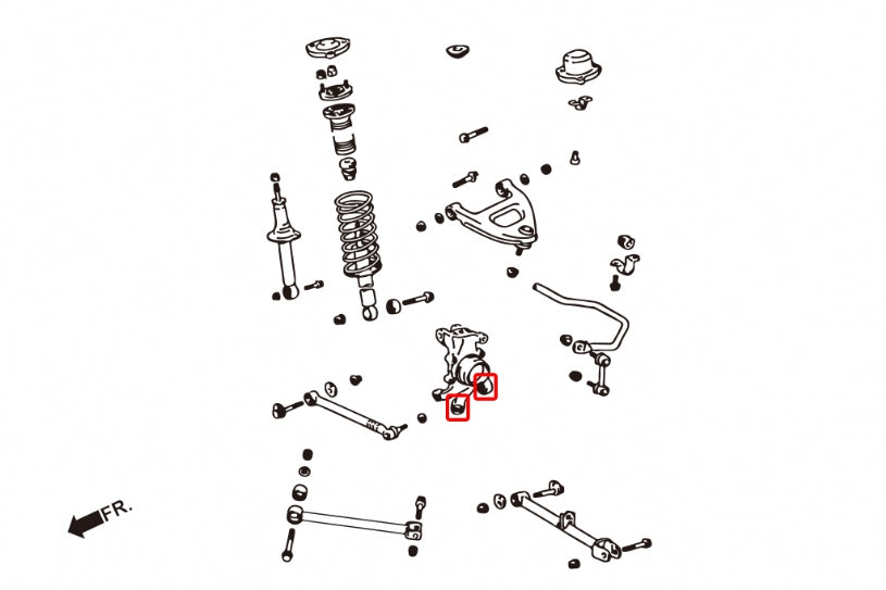 Rear Knuckle Bushing Toyota Mark ii