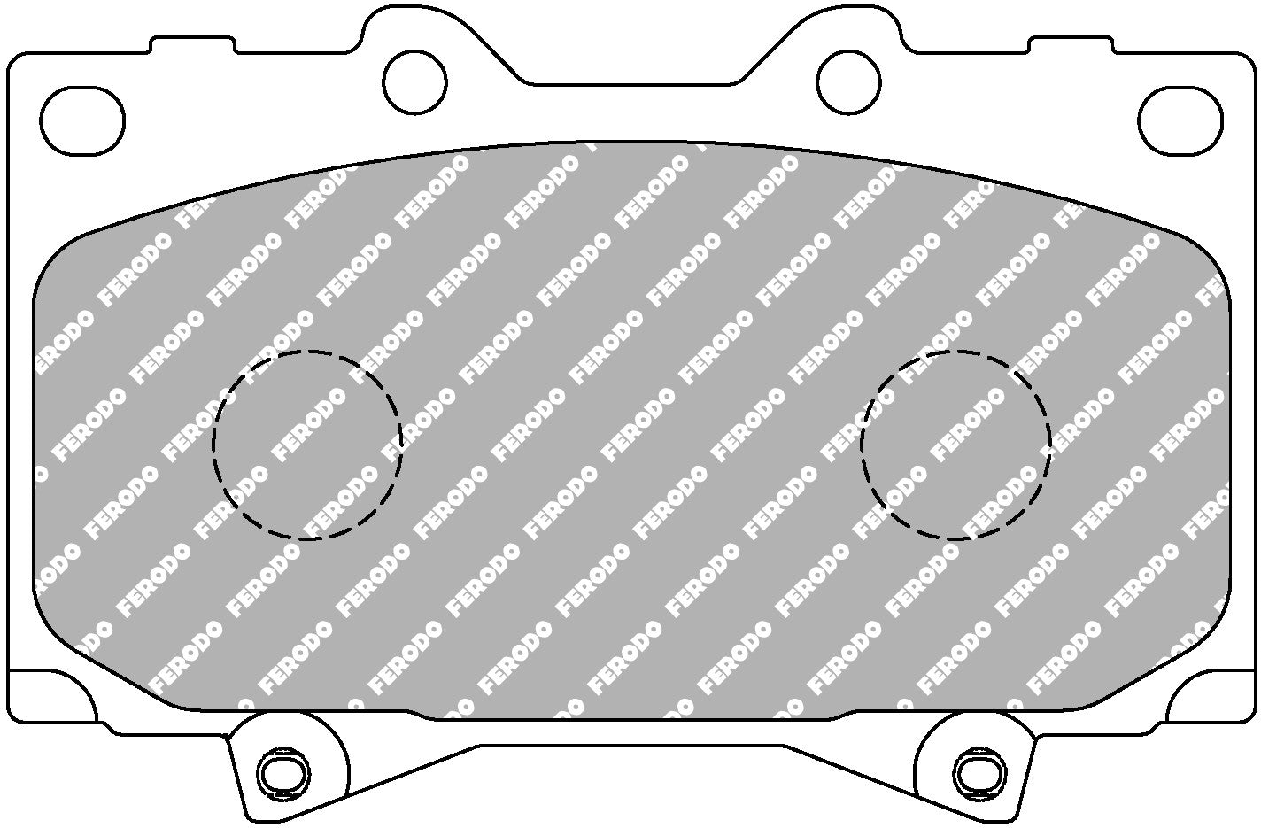 Ferodo Semi-Metallic Brake Pads | FER-FCP1456H
