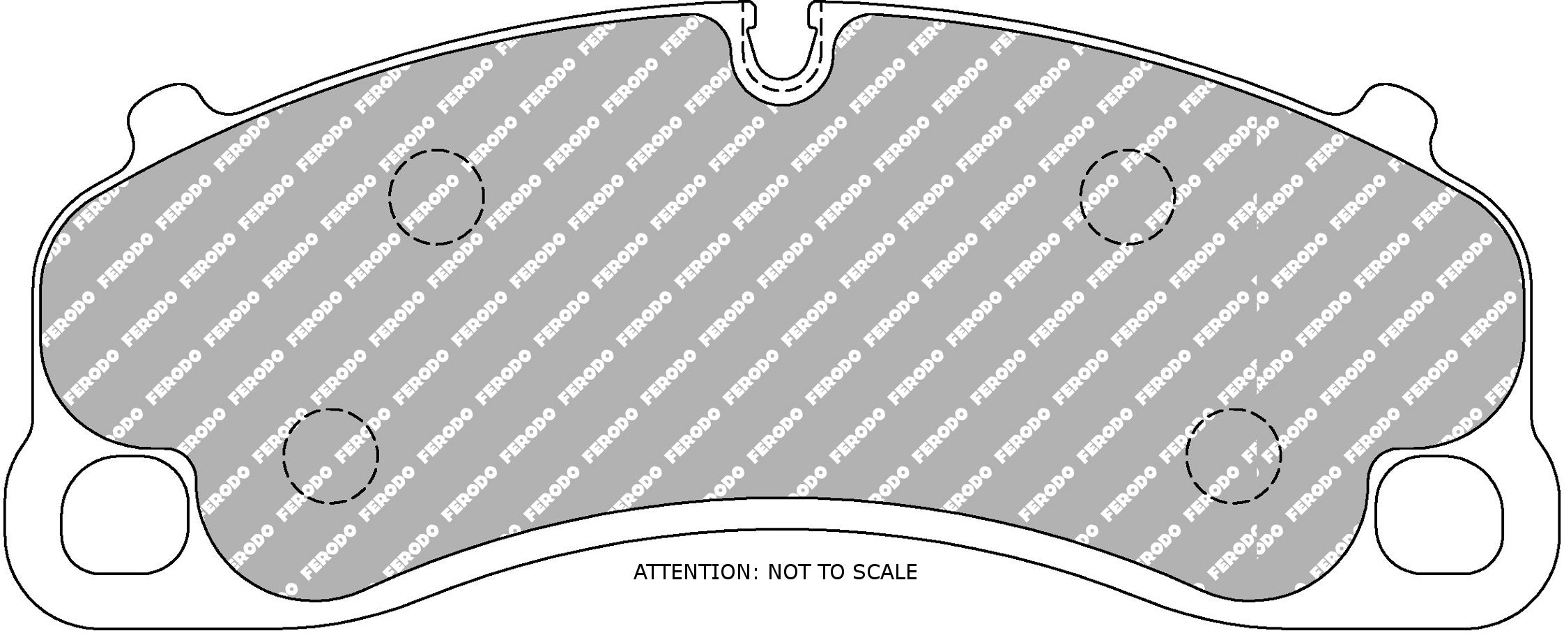 Ferodo Semi-Metallic Brake Pads | FER-FCP4664ZB