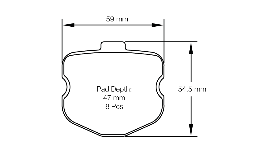 Pagid Racing RSL 29 Brake Pads - Rear | S8240R29R01 - Pagid Racing brake pads