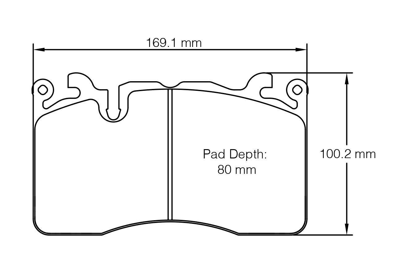 Pagid Racing RSC 1 Brake Pads - Front | S8269C01001 - Pagid Racing brake pads