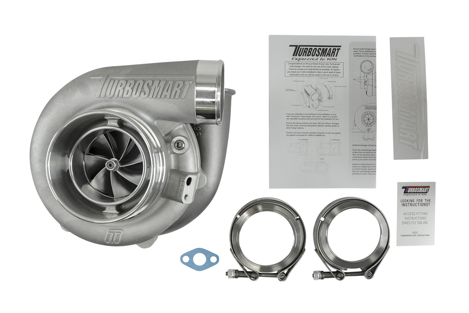 TS-1 Turbocharger 7170 (Kompact) V-Band 0.96AR Externally Wastegated
