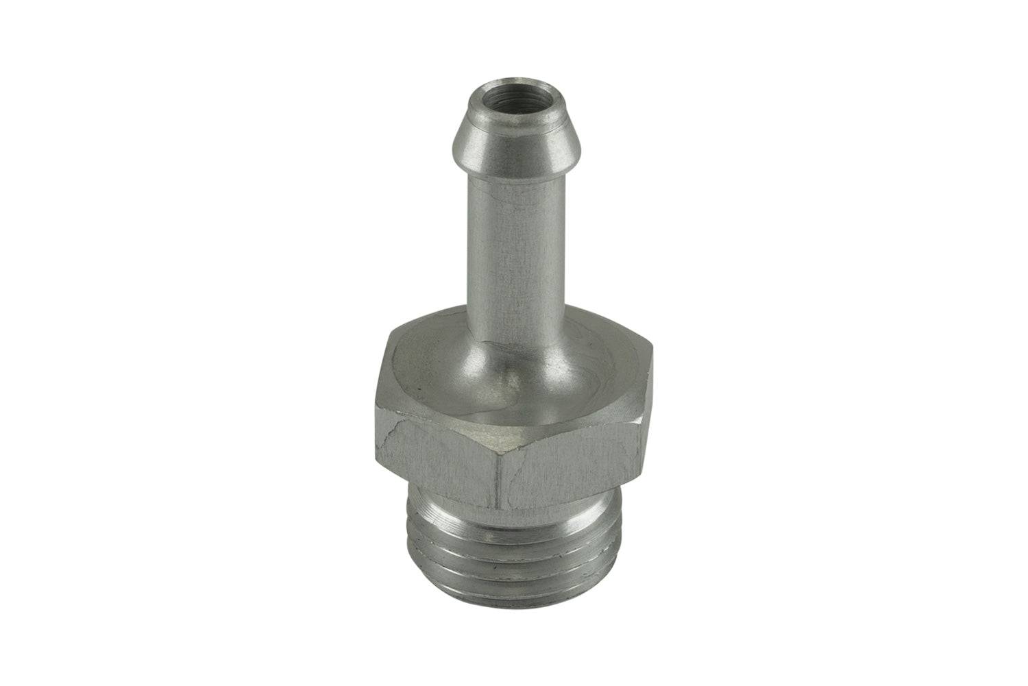 Fitting 6mm / 1/4" Hose End to -6 AN ORB Male Straight - Silver by Turbosmart - performance upgrade from Torque Lab
