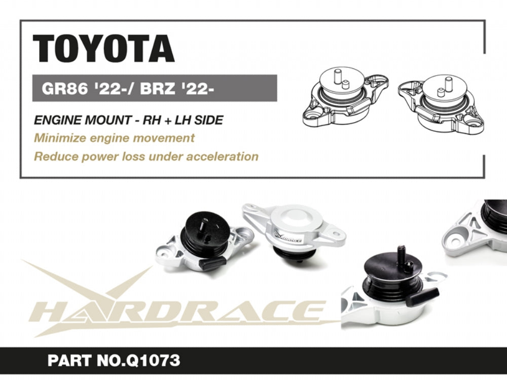 Right + Left Side Engine Mount Subaru BRZ, WRX, Toyota 86