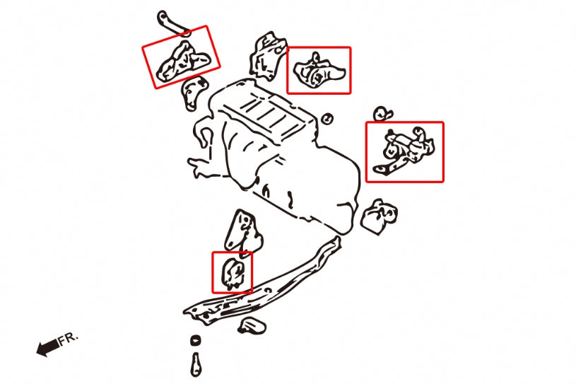 Harden Engine Mount Ford Tierra, Mazda 323, 5