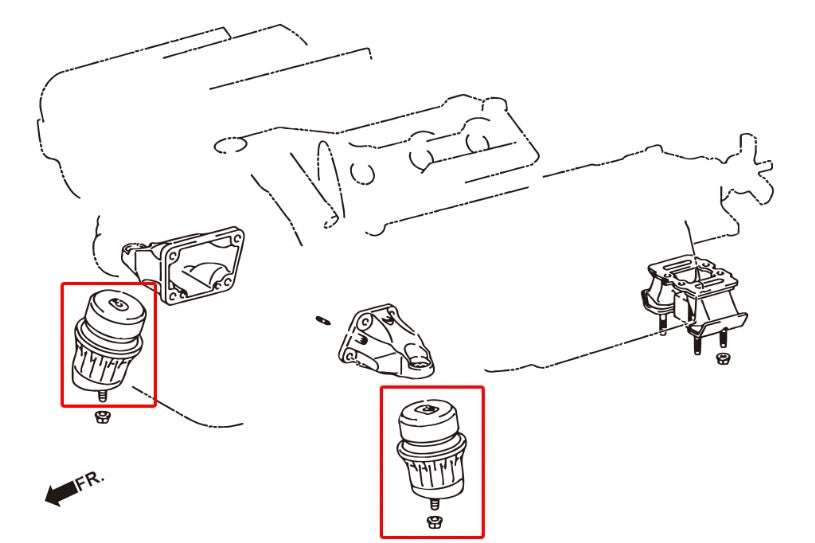 Harden Engine Mount Lexus, Toyota