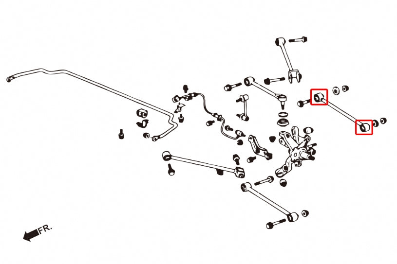 Rear Rear Lower Arm Bushing Honda Accord