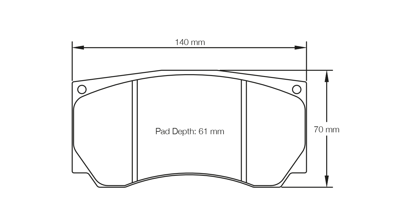 Pagid Racing RST 1 Brake Pads - Brake | S3278T01001 - Pagid Racing brake pads