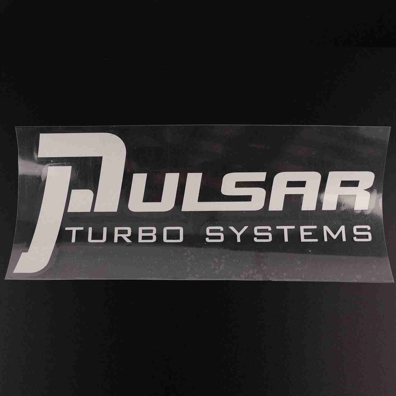 PULSAR Decal Pulsar Turbo Systems(PSR) - White by Pulsar Turbo available at Torque Lab