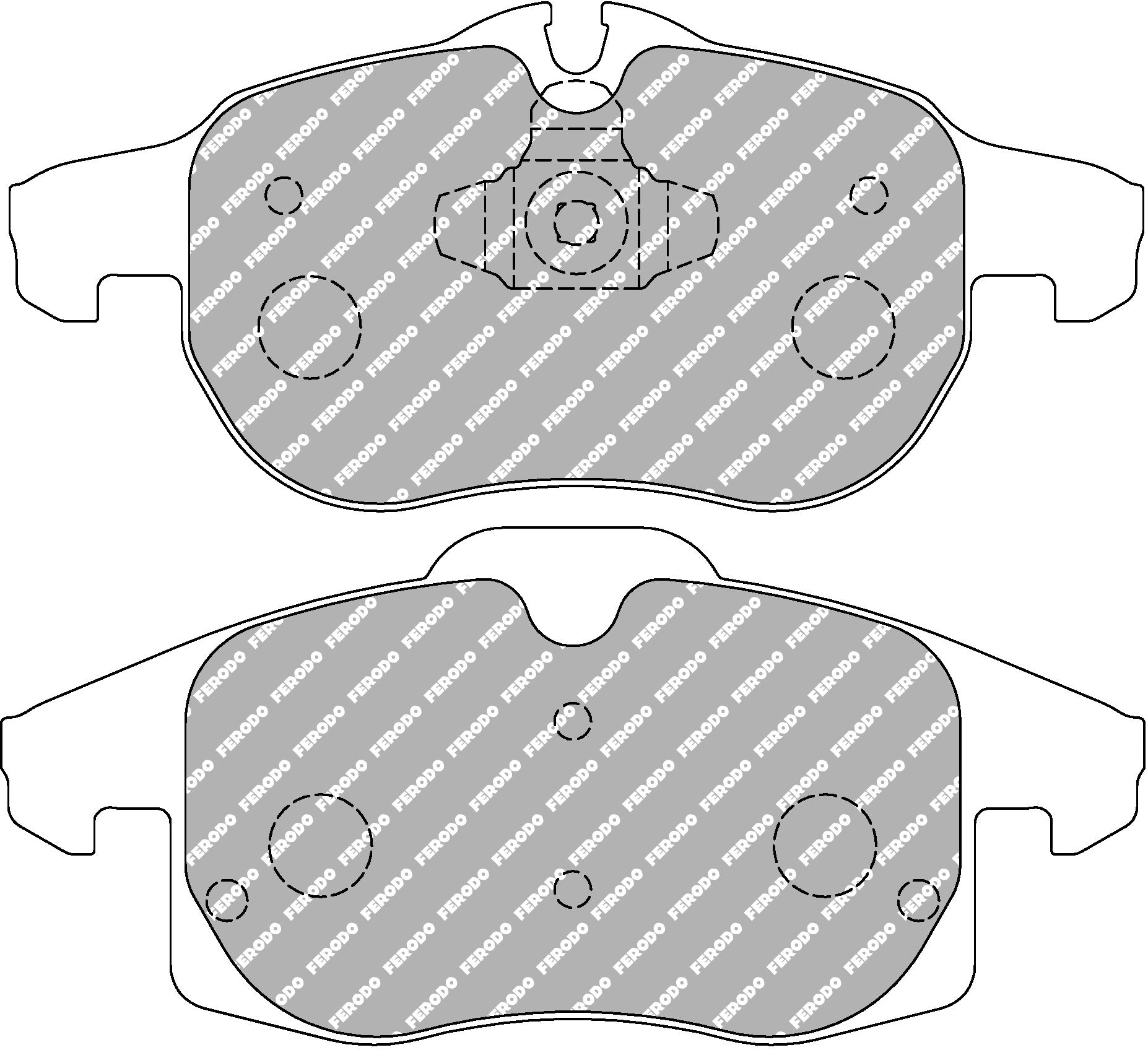 Ferodo Semi-Metallic Brake Pads | FER-FCP1520H