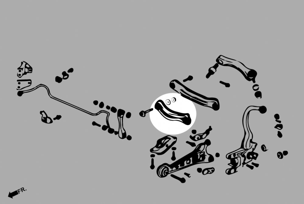 Rear Lateral Arm - Front Side Honda Accord