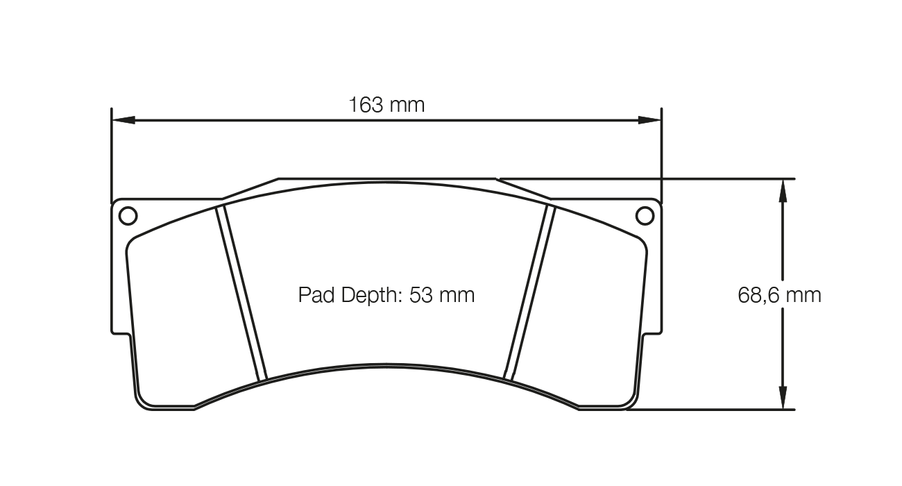 Pagid Racing RST 1 Brake Pads - Front | S8222T01001 - Pagid Racing brake pads