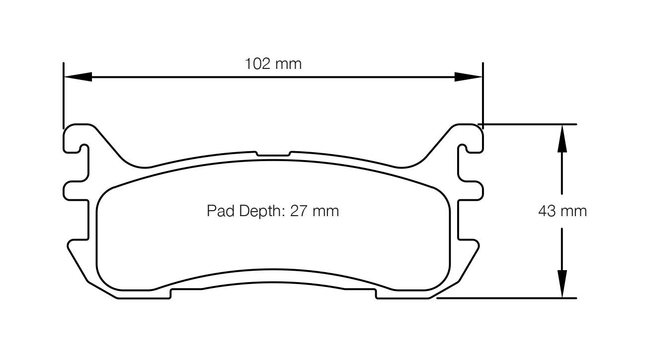 Pagid Racing RST 4 Brake Pads - Rear | S8129T04001 - Pagid Racing brake pads