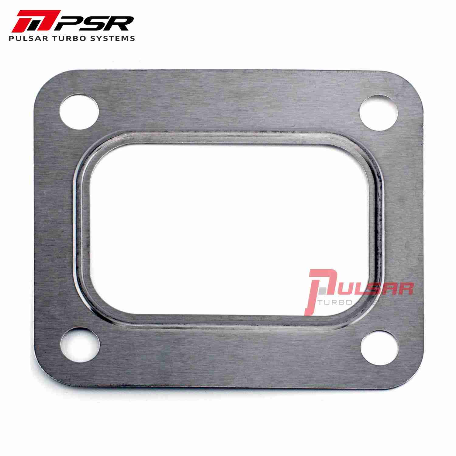 Pulsar Turbo Standard T4 Stainless Steel Turbocharger Turbine Inlet Intake Gasket 4 Bolts T04 954378102 by Pulsar Turbo available at Torque Lab