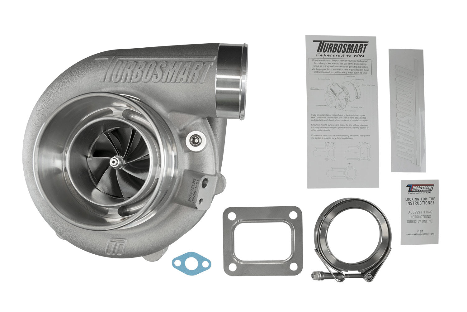 TS-1 Turbocharger 6466 T4 0.82AR Externally Wastegated
