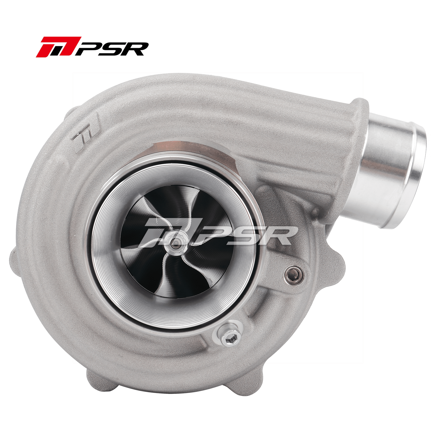 Pulsar Turbo PSR 6862A Curved Point Milled Compressor Wheel Dual Ball Bearing Turbocharger HP Rating 1050 by Pulsar Turbo available at Torque Lab