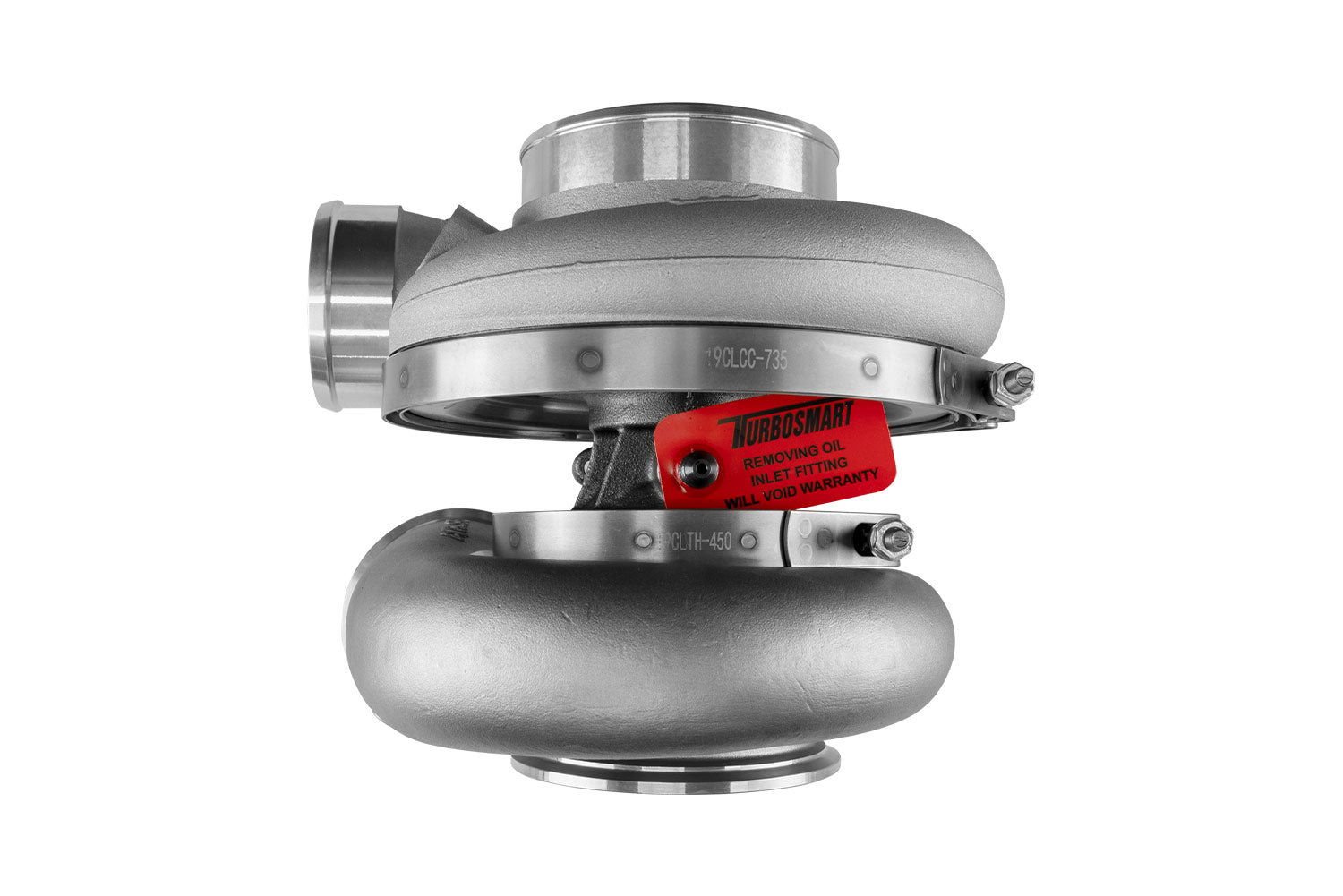 TS-1 Turbocharger 7275 V-Band Reverse Rotation 0.96AR Externally Wastegated