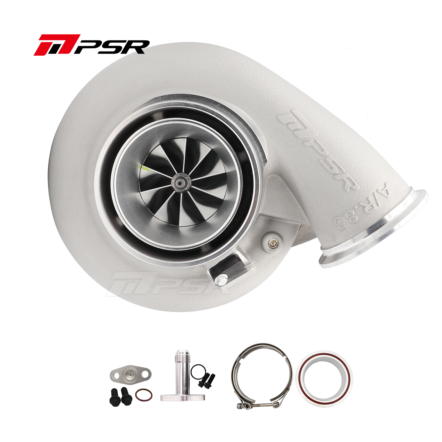 Pulsar Turbo PSR Forward Rotation 7375G Dual Ball Bearing Turbocharger HP Rating 1200 by Pulsar Turbo available at Torque Lab