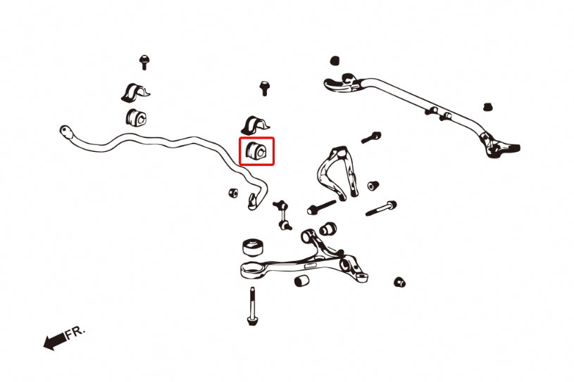Front Stabilizer Bushing Honda Accord