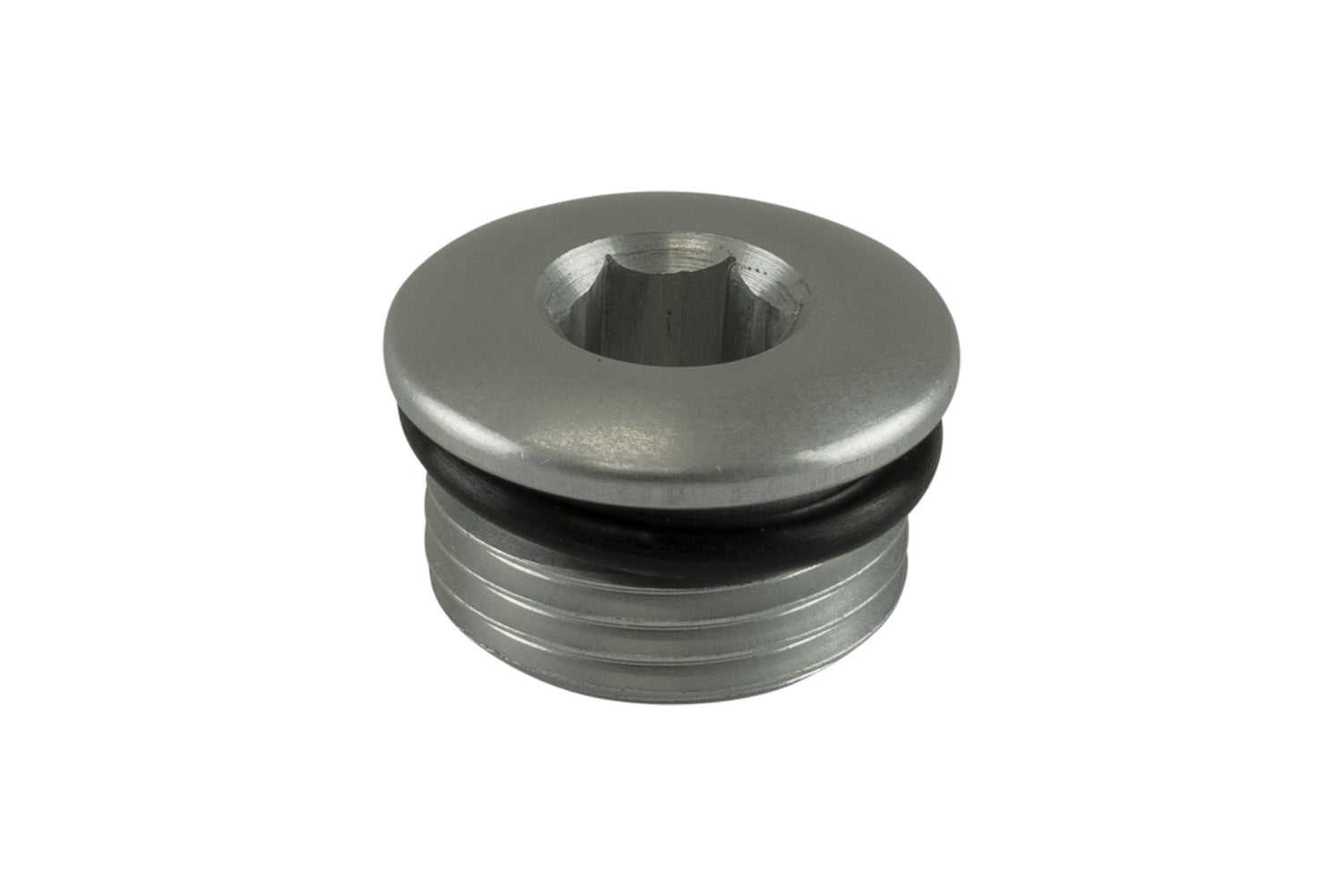 Fitting -8 AN ORB Blank - Silver by Turbosmart - performance upgrade from Torque Lab