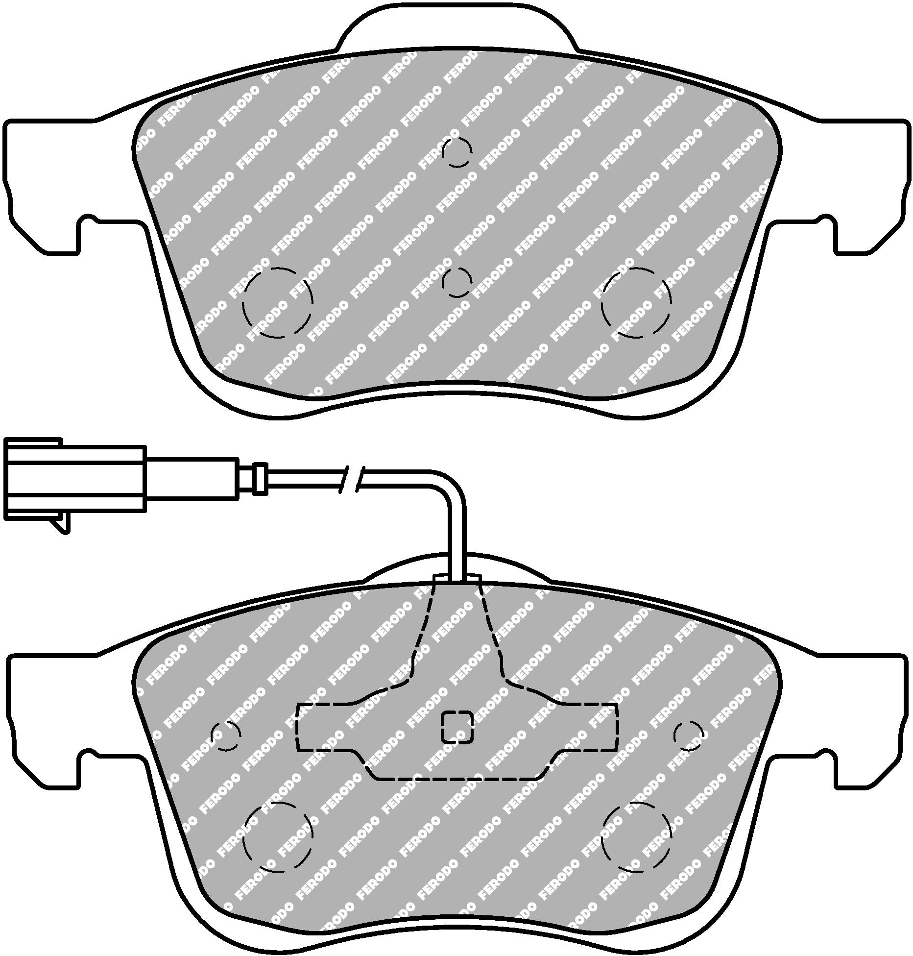Ferodo Semi-Metallic Brake Pads | FER-FDS1805