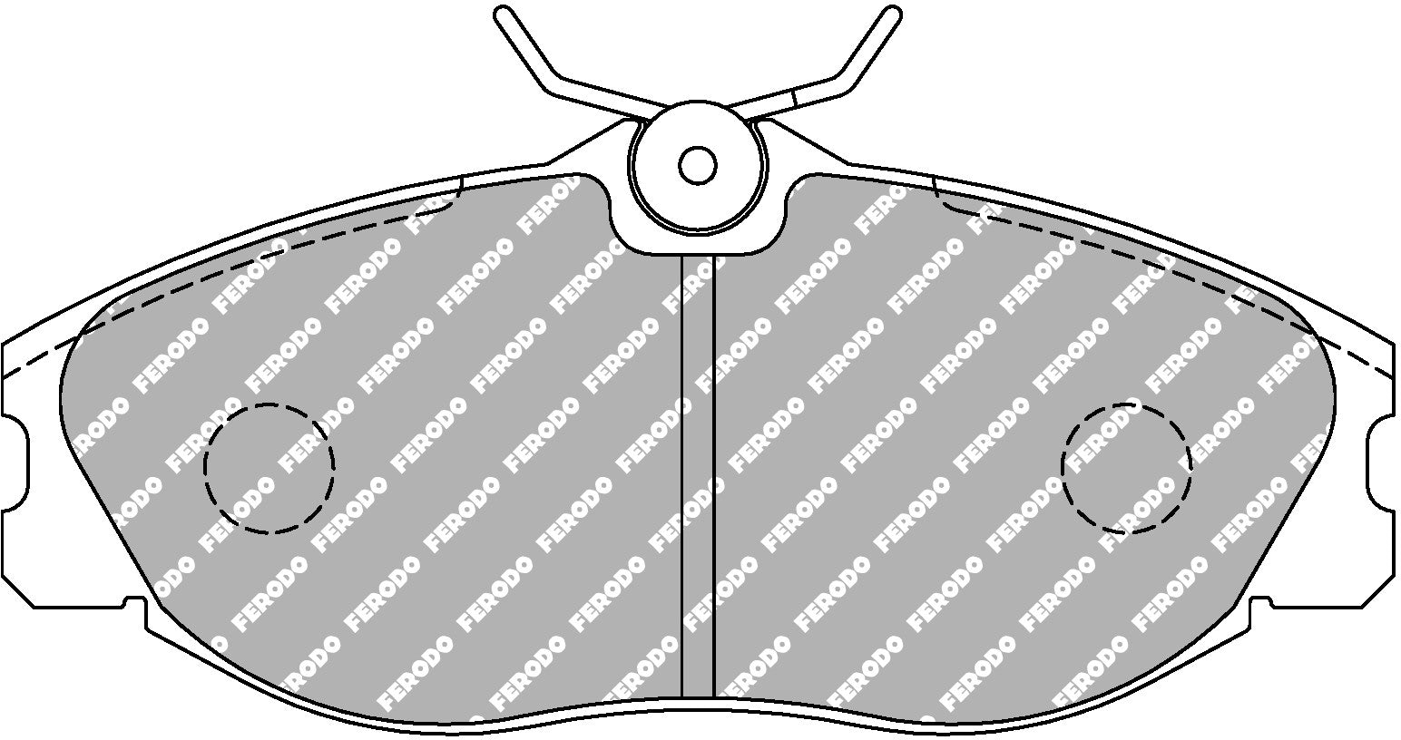 Ferodo Semi-Metallic Brake Pads | FER-FCP1063H