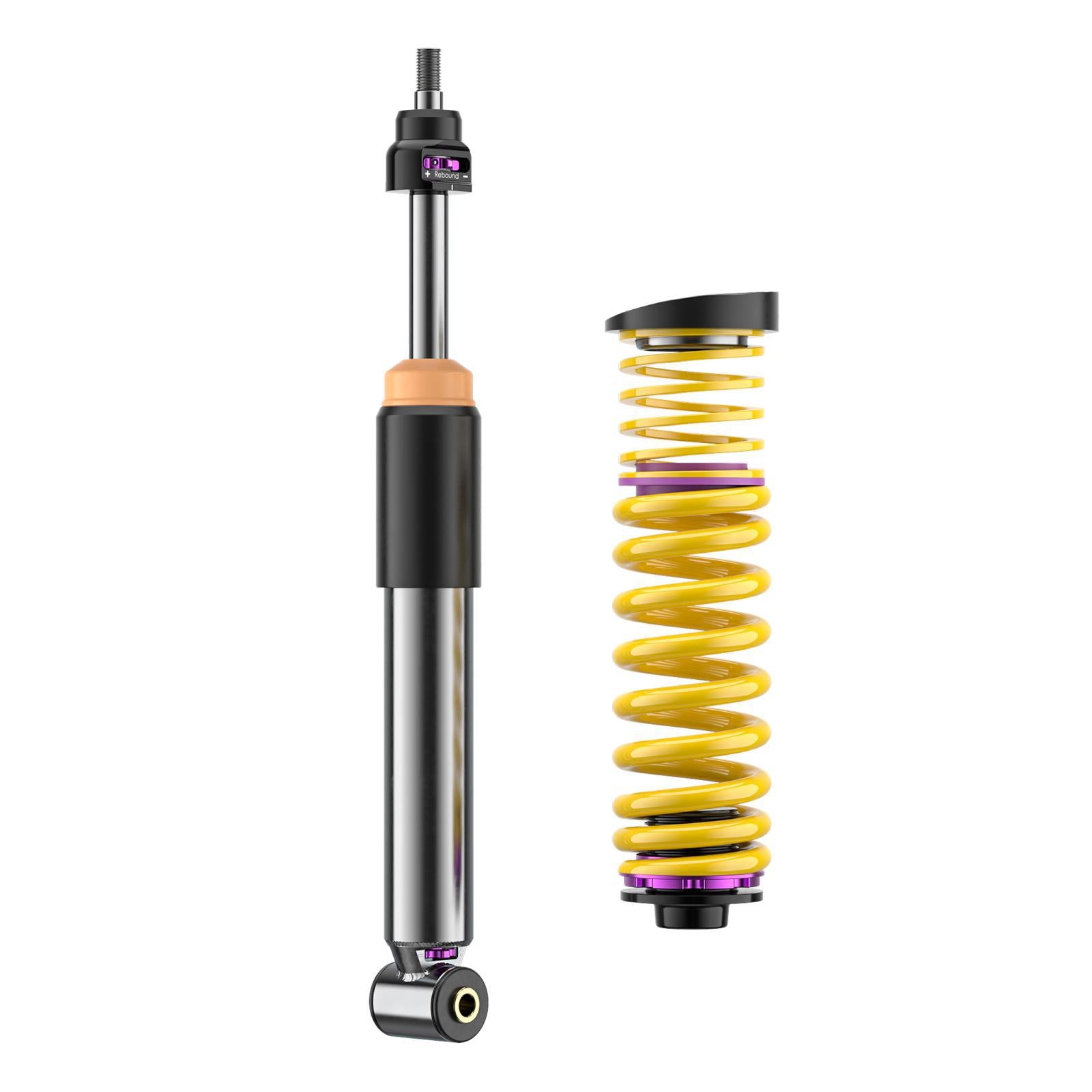 KW V3 coilover suspension BMW M2 F87 inox line adjustable damping performance suspension