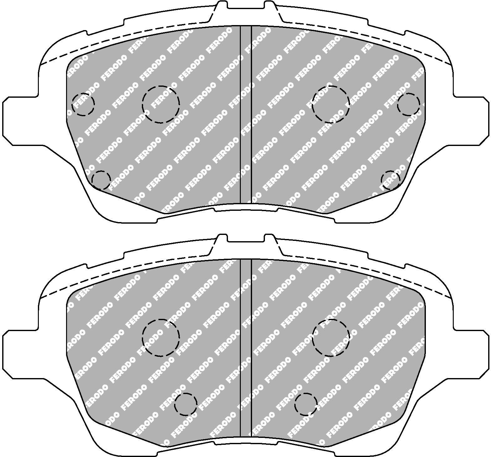 Ferodo Semi-Metallic Brake Pads | FER-FCP4612H