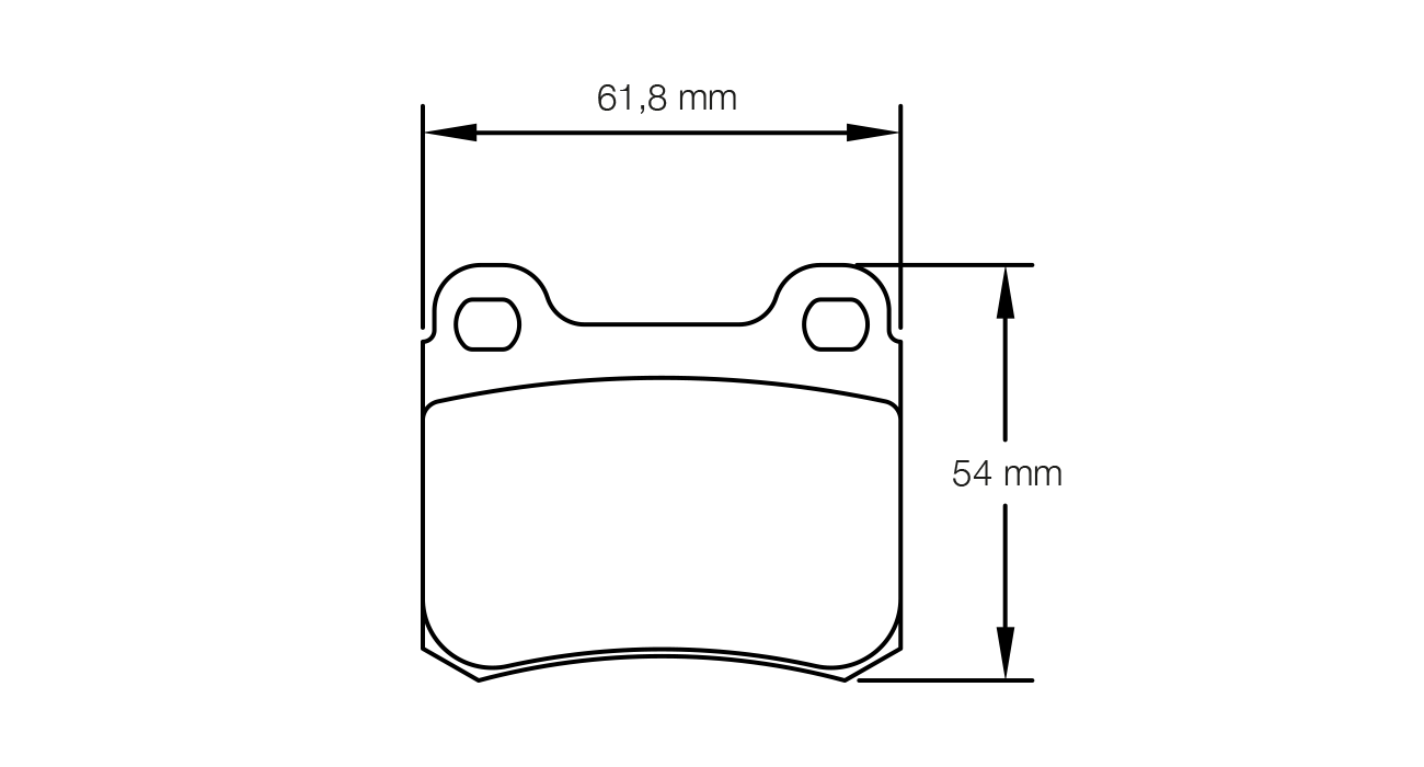 Pagid Racing RSH 42 Brake Pads - Front | S1151H42001 - Pagid Racing brake pads