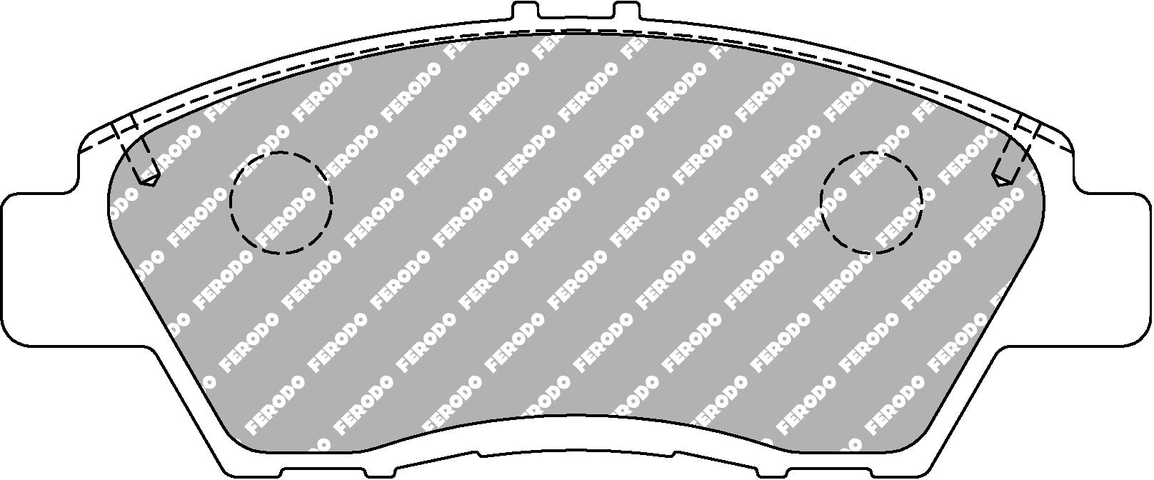 Ferodo Semi-Metallic Brake Pads | FER-FCP4404H