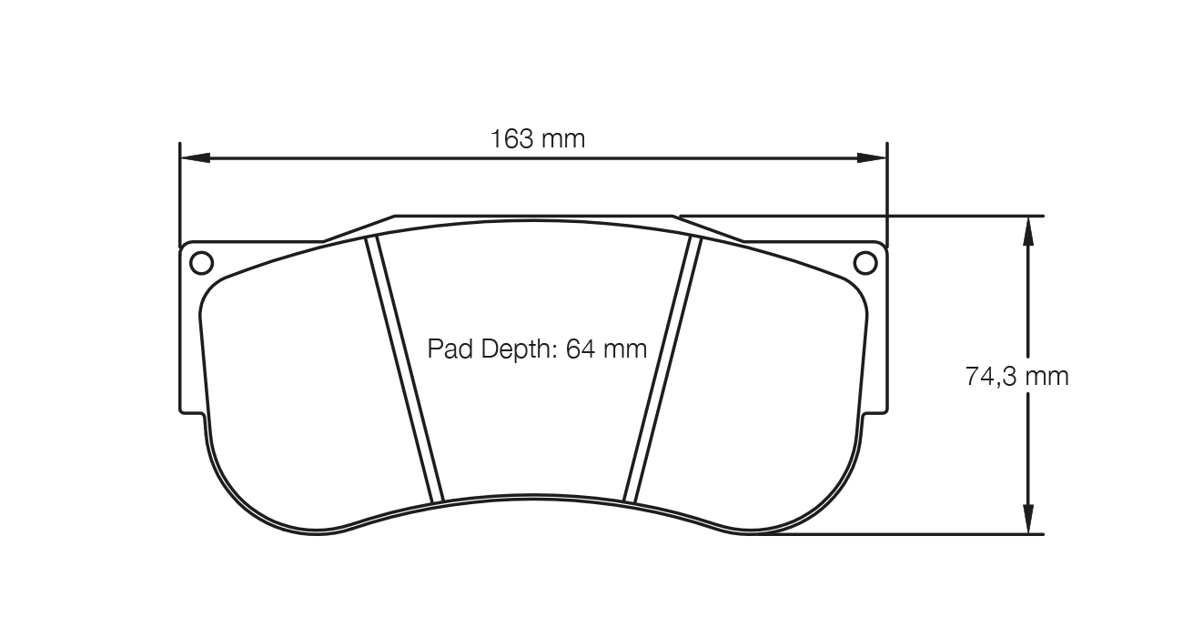 Pagid Racing RSL 1E Brake Pads - Front | S2560L1E001 - Pagid Racing brake pads