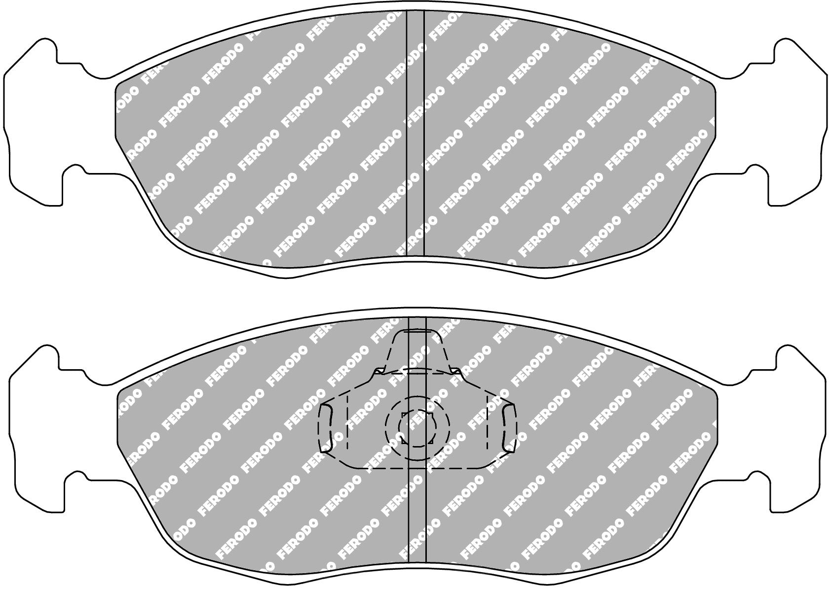 Ferodo Semi-Metallic Brake Pads | FER-FCP876H