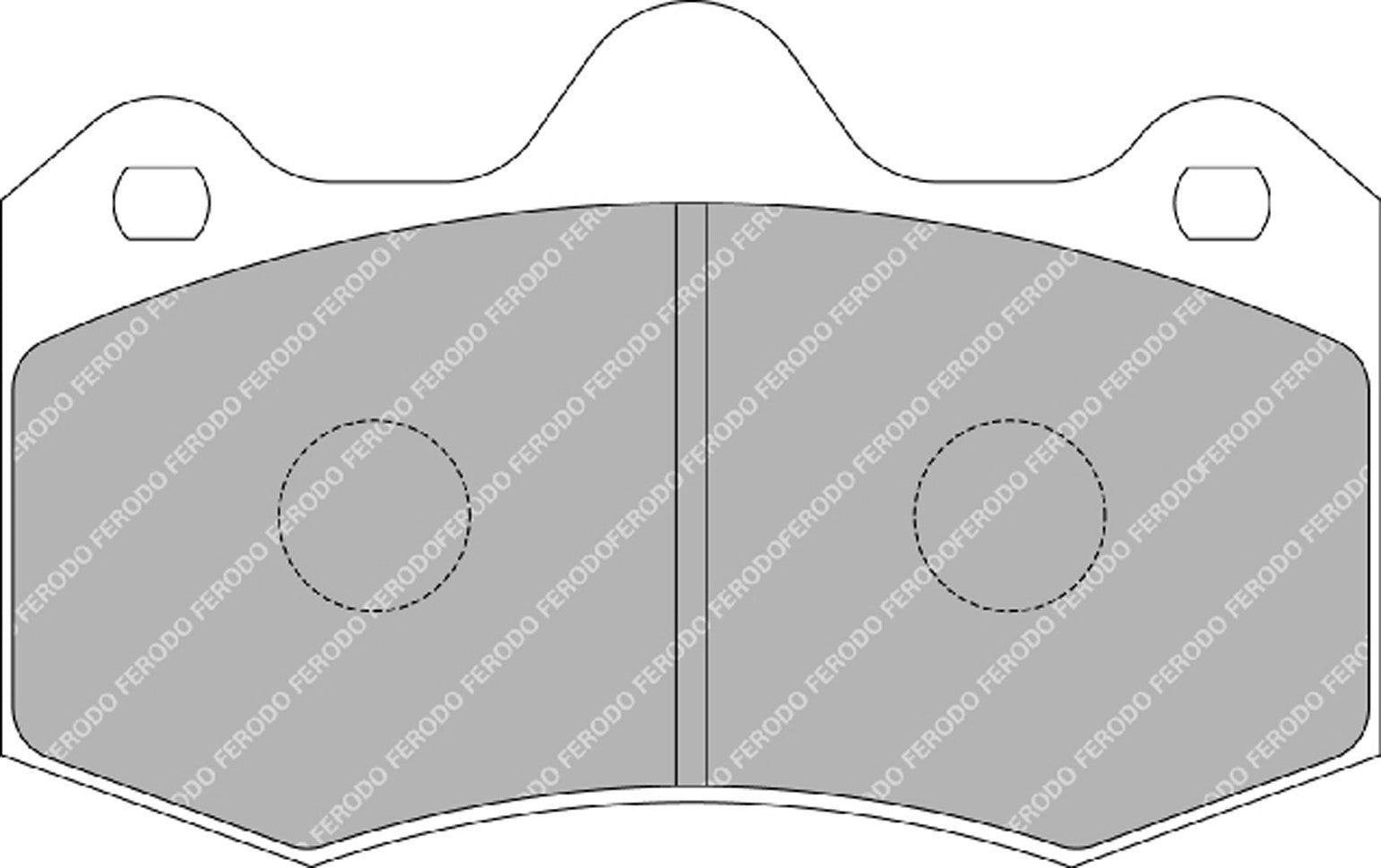 Ferodo Semi-Metallic Brake Pads | FER-FRP3083W
