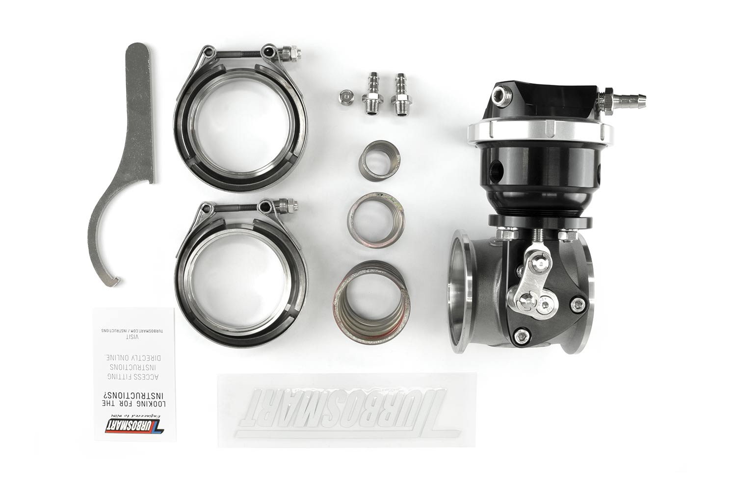 PSG50 Pneumatic Straight Gate 6psi Black