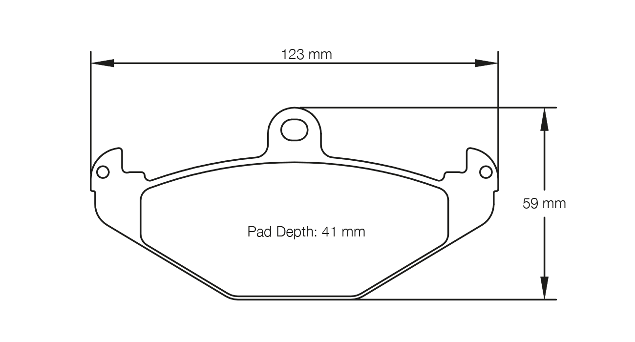 Pagid Racing RST 3 Brake Pads - Rear | S1682T03001 - Pagid Racing brake pads
