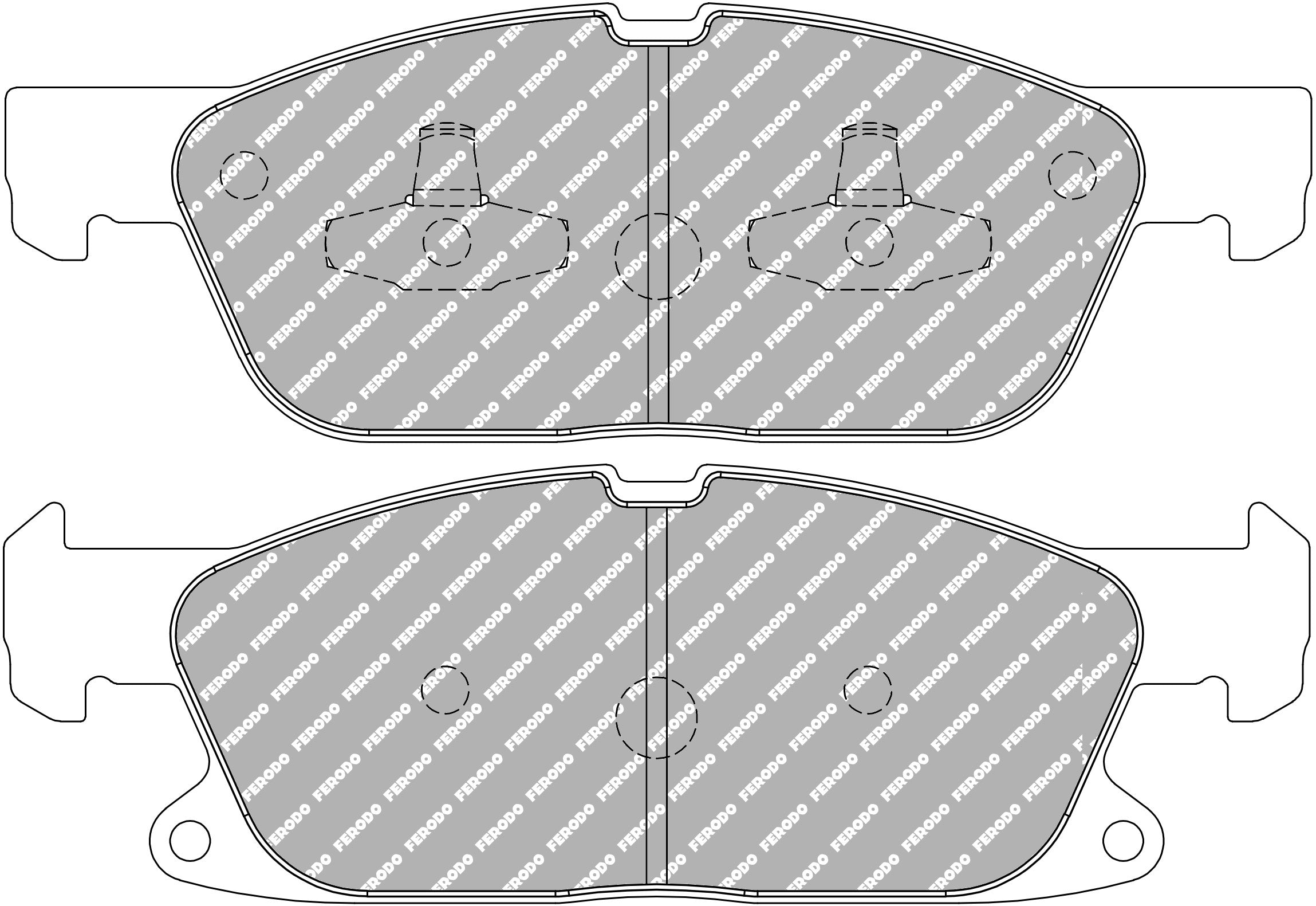 Ferodo Semi-Metallic Brake Pads | FER-FCP4930H