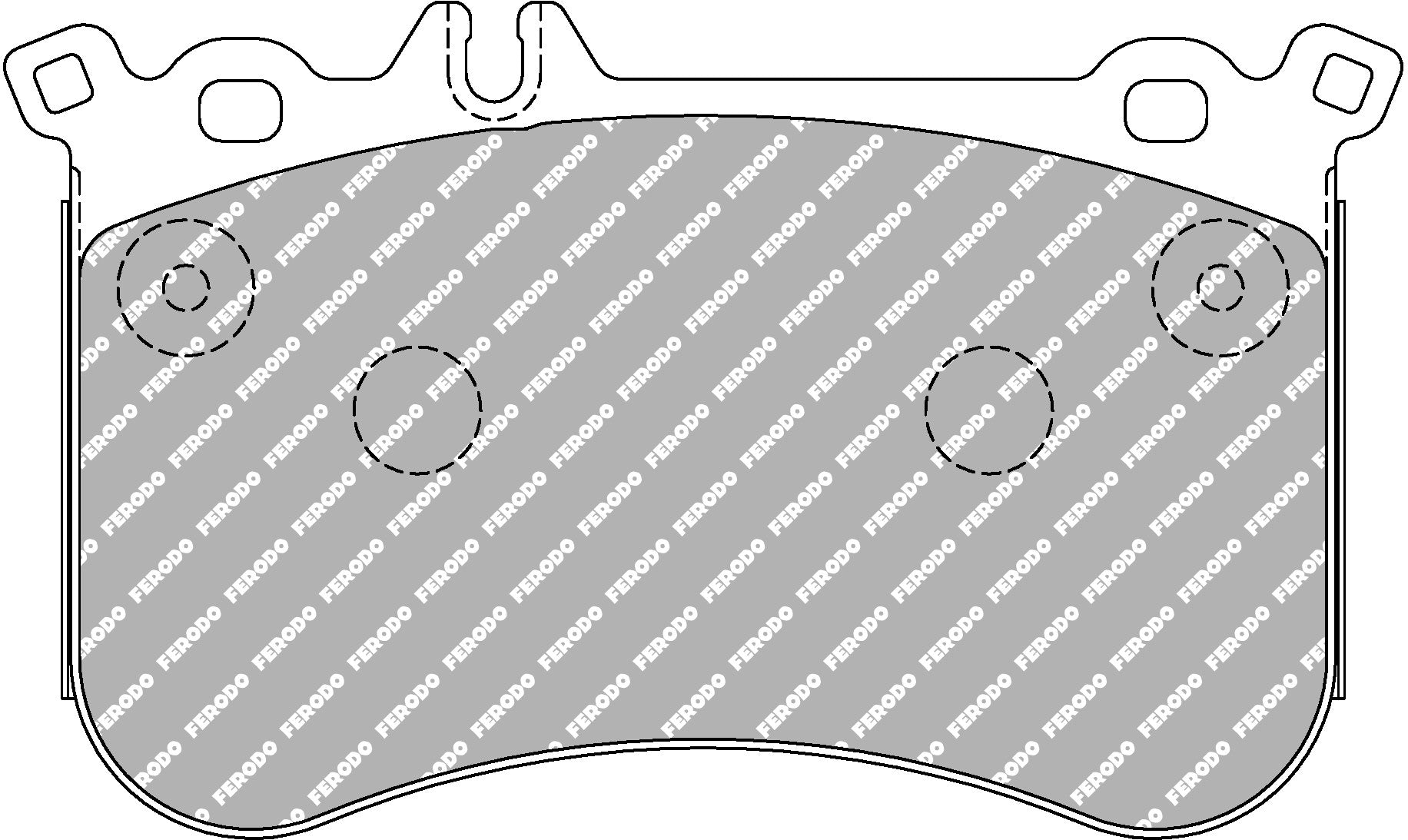 Ferodo Semi-Metallic Brake Pads | FER-FCP4806R