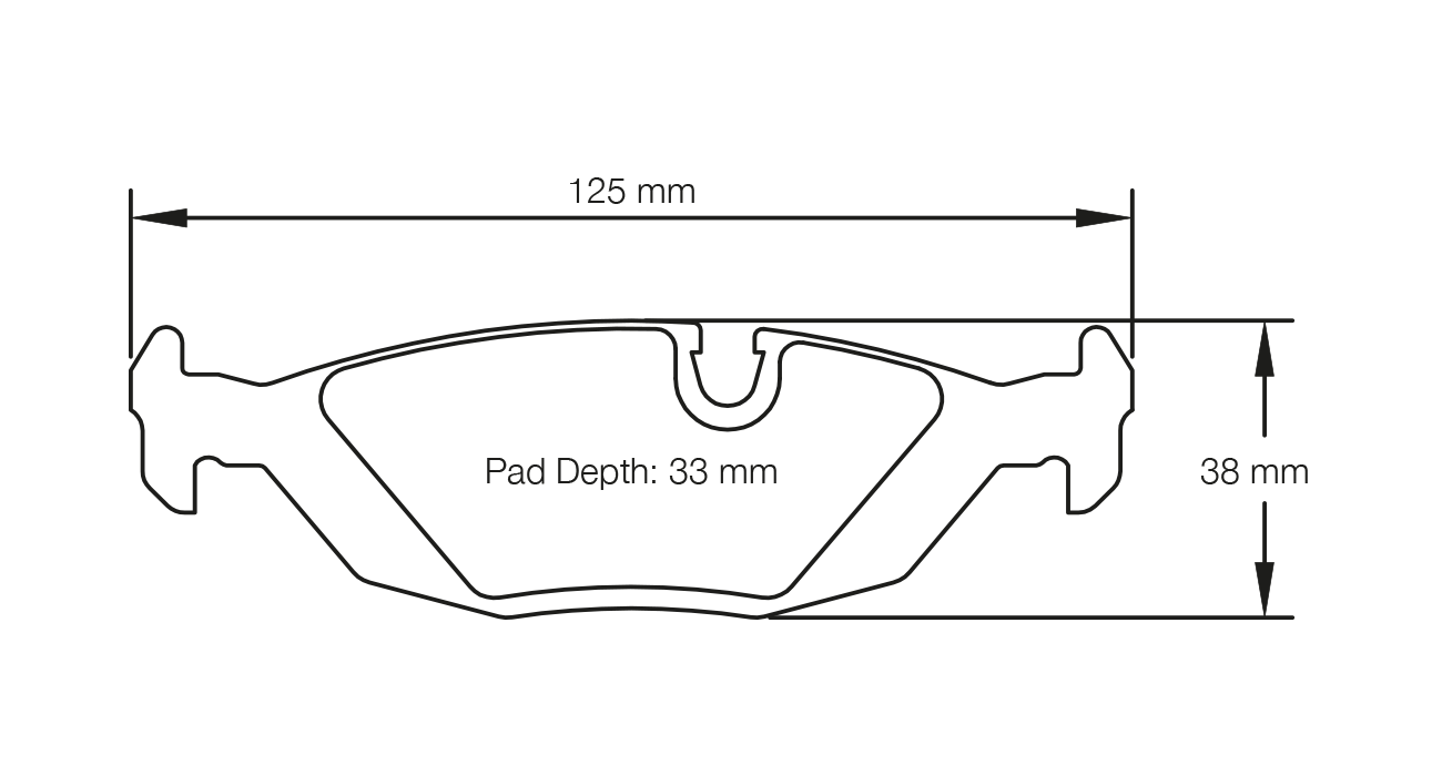 Pagid Racing RSL 19 Brake Pads - Rear | E114119010 - Pagid Racing brake pads