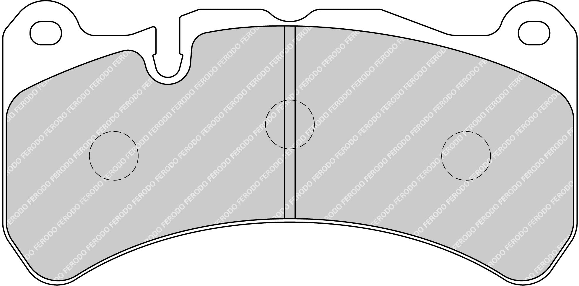 Ferodo Semi-Metallic Brake Pads | FER-FRP3100H