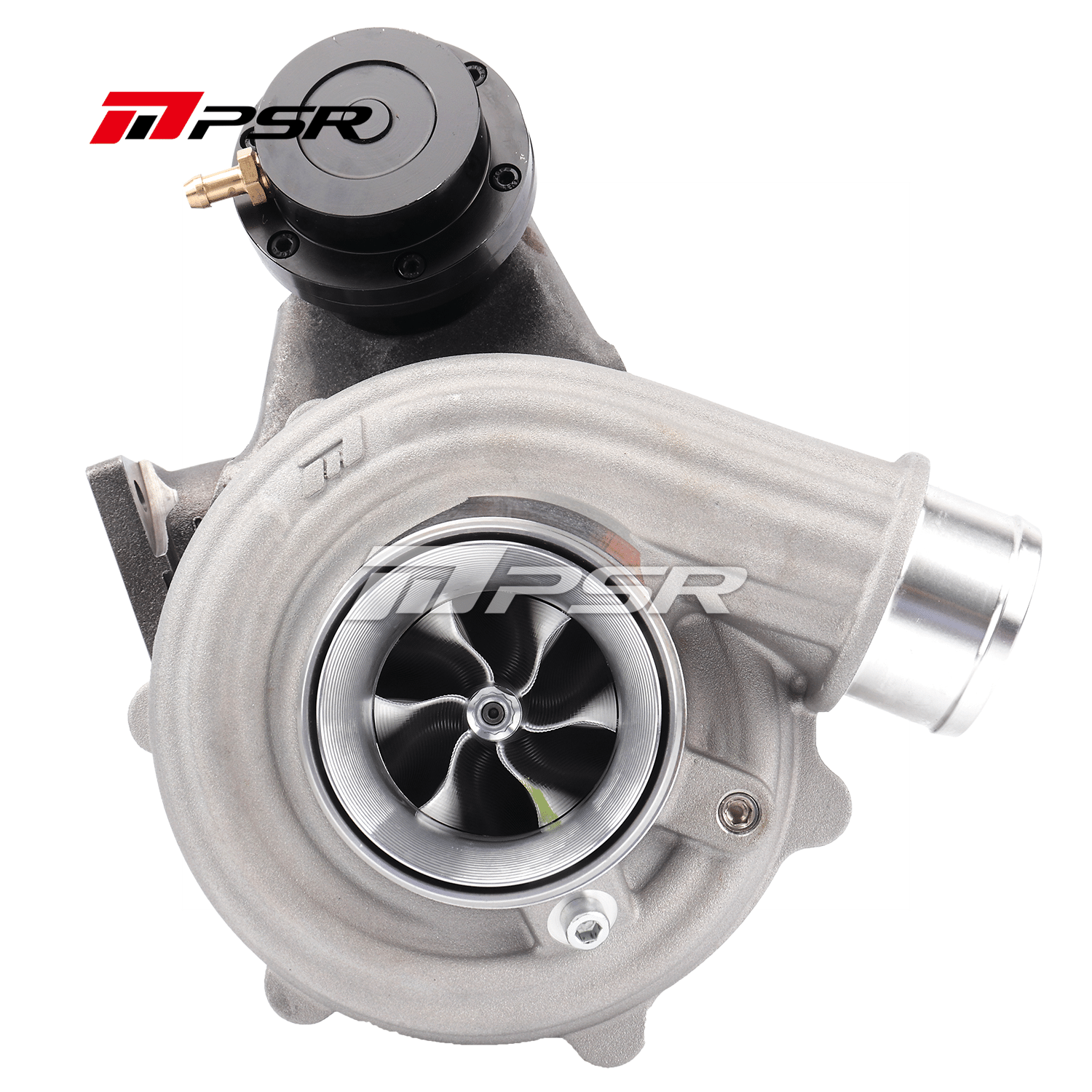 Pulsar Turbo PSR 5855A With PTG Style Compressor Wheel Dual Ball Bearing Turbocharger HP Rating 770 by Pulsar Turbo available at Torque Lab