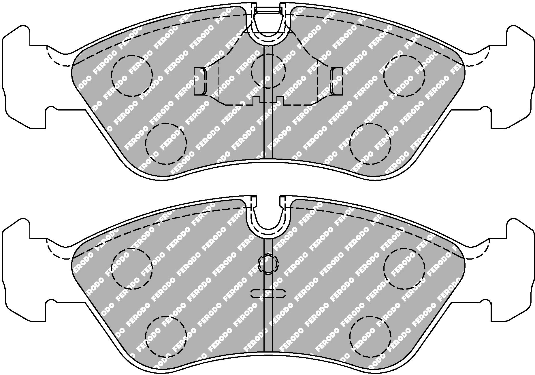 Ferodo Semi-Metallic Brake Pads | FER-FCP584H