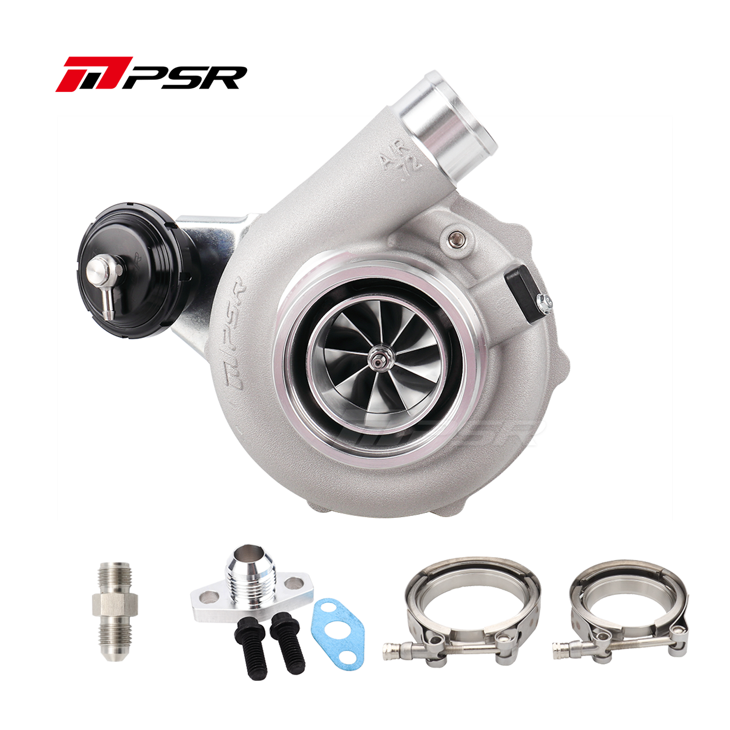 Pulsar Turbo PSR Forward Rotation 5455G Dual Ball Bearing Turbocharger HP Rating 660 by Pulsar Turbo available at Torque Lab