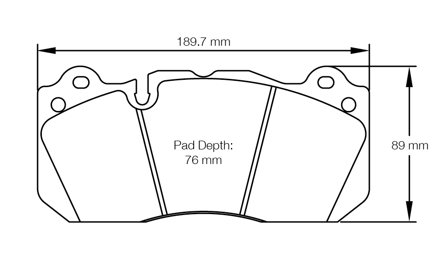 Pagid Racing RST 3 Brake Pads - Front | S8239T03001 - Pagid Racing brake pads