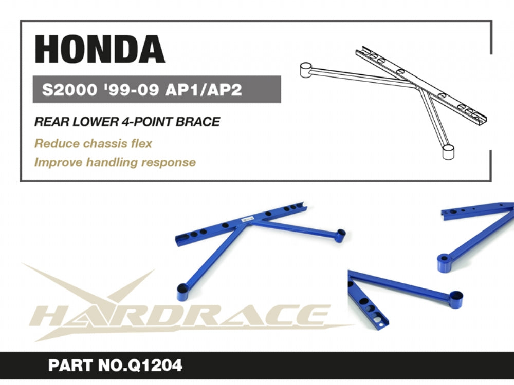 Rear Lower 4-point Brace Honda S2000