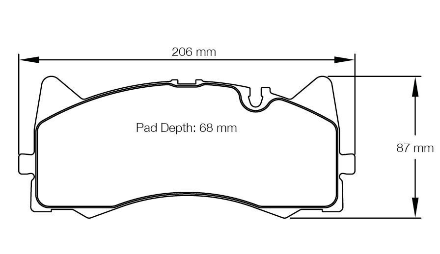 Pagid Racing RSL 29 Brake Pads - Front | S8257R29001 - Pagid Racing brake pads